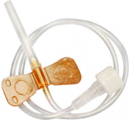 Romed Scalp Vein Sets Intravenous Scalp Vein Orange G25 3/4" 19mm 1 Piece Sv-25g
