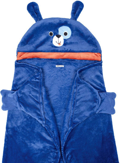 Zoocchini Κουβέρτα Fleece Dog Μπλε 91x127εκ.