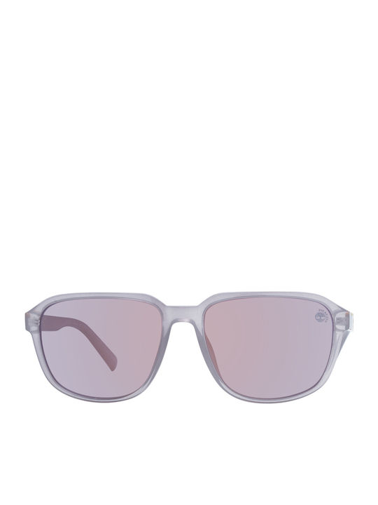 Timberland Men's Sunglasses with Gray Horn-Rimmed Frame and Gray Polarized Lenses TB9311 20H