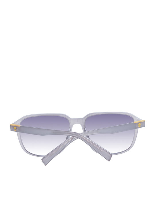 Timberland Men's Sunglasses with Gray Horn-Rimmed Frame and Gray Polarized Lenses TB9311 20H