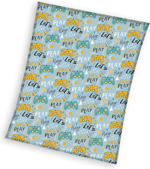 Carbotex Game Green Kids Blanket 130x170cm