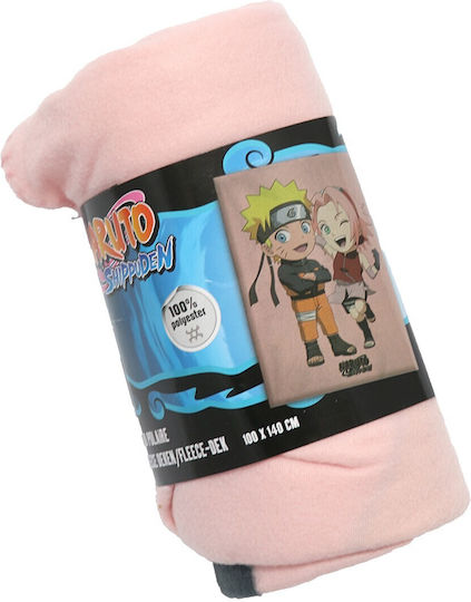Aymax Κουβέρτα Fleece Ροζ 100x140εκ.