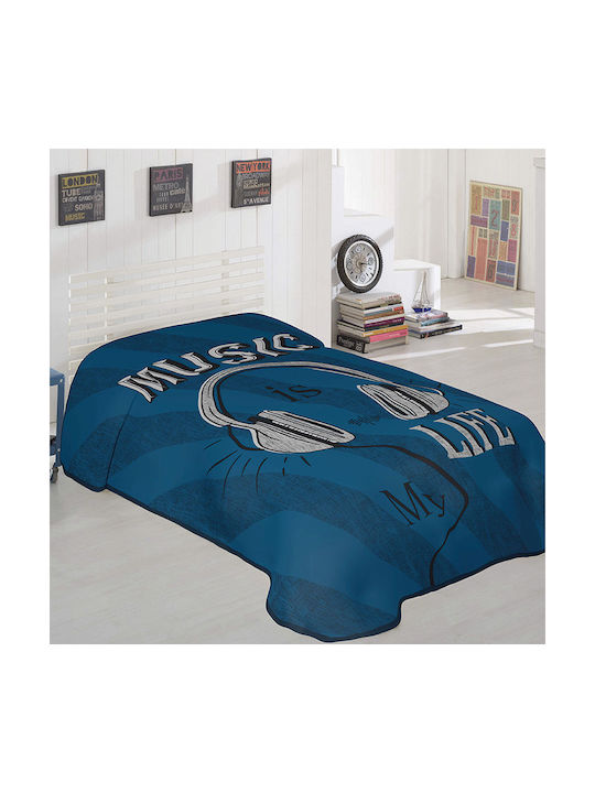 Beauty Home Κουβέρτα Art 6116 Εμπριμέ 160x220εκ.