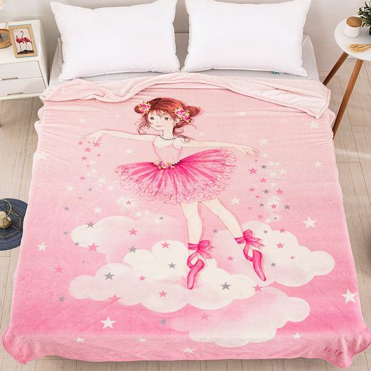 Beauty Home Fleece Blanket Art Pink 160x220cm 6163KBF
