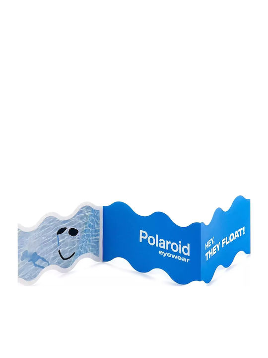 Polaroid Men's Sunglasses with Blue Frame and Grey Polarized Lens PLD7037/S FLL/M9