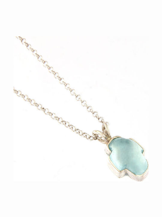 Ios Women's Cross from Silver with Chain