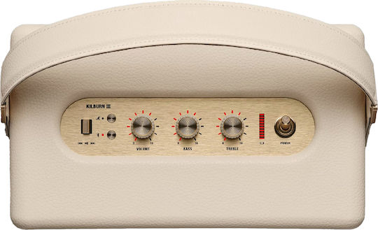 Marshall Kilburn III Ηχείο Bluetooth 50W με Διάρκεια Μπαταρίας έως 50 ώρες Cream