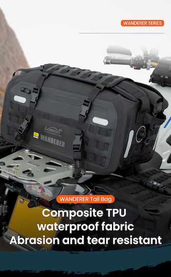 Loboo Waterproof Motorcycle Tail Bag 50lt