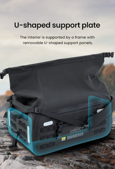 Loboo Waterproof Motorcycle Tail Bag 50lt