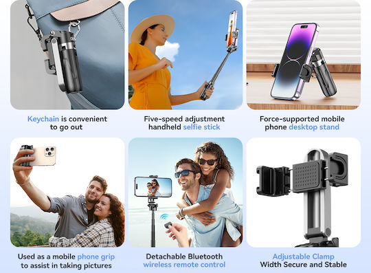 XO Selfie Stick with Bluetooth Ss21 Black 16.001.0258