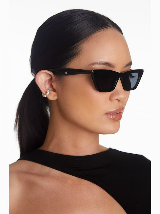 Oscar & Frank Black Sunglasses with Horn-Rimmed Frame Oscar & Frank Black Sunglasses with Horn-Rimmed Frame
