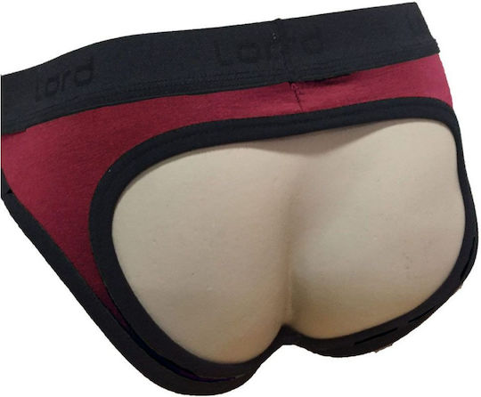 Lord Ανδρικό Jockstrap-σπασουαρ Βυσσινί
