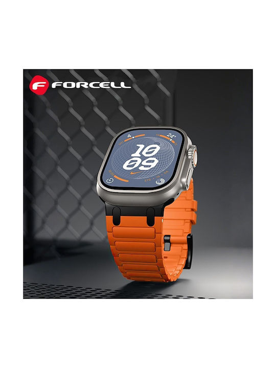 Forcell Armband Orange (Apple Watch 38/40/41 mm, Apple) Forcell Armband Orange (Apple Watch 38/40/41 mm, Apple)