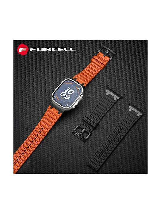 Forcell Каишка Силикон Бял (Apple Watch 42/44/45/49 мм, Forcell)