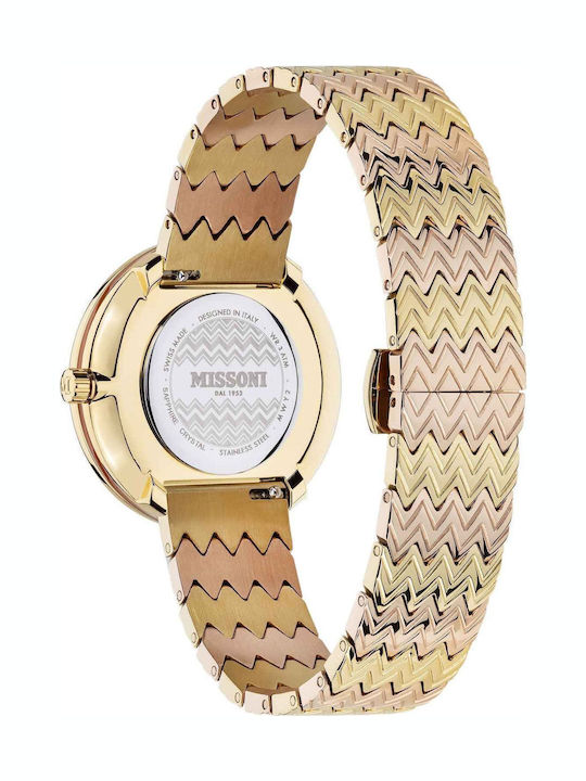 Missoni M1 Zwei-Ton Edelstahl-Armband Geschenkset Missoni M1 Zwei-Ton Edelstahl-Armband Geschenkset