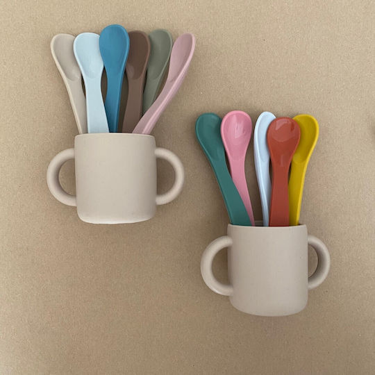 Nok Nok Baby Spoon made of Silicone Light Pink
