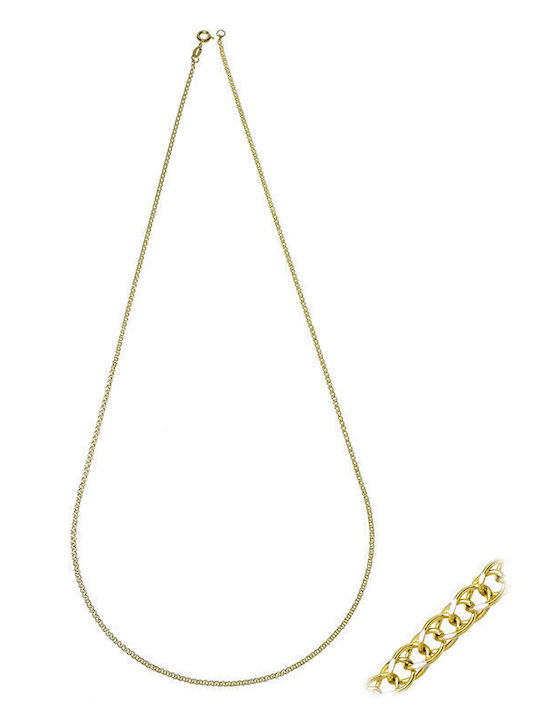 Chain Spiga Long Solid Gold 14 Carats 45cm Chain Spiga Long Solid Gold 14 Carats 45cm