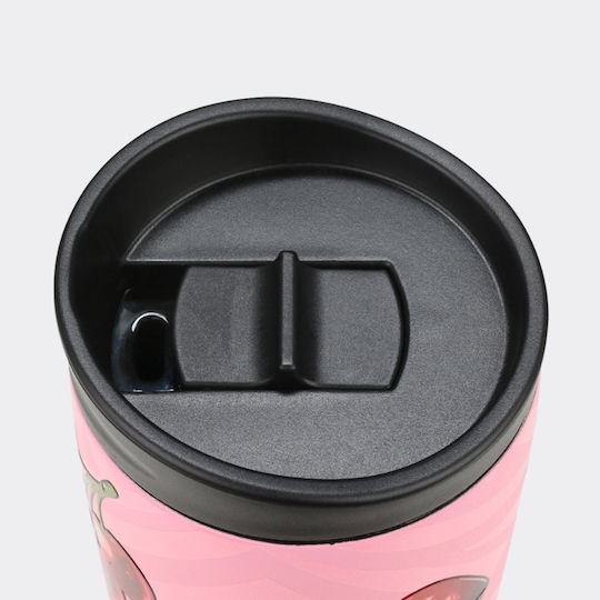 Estia Travel Mug Save The Aegean Glas Thermosflasche Rostfreier Stahl BPA Frei 350ml Blush Pop