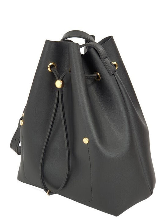 Geantă Dama Săculeț Playbags Collection J053 Neagră