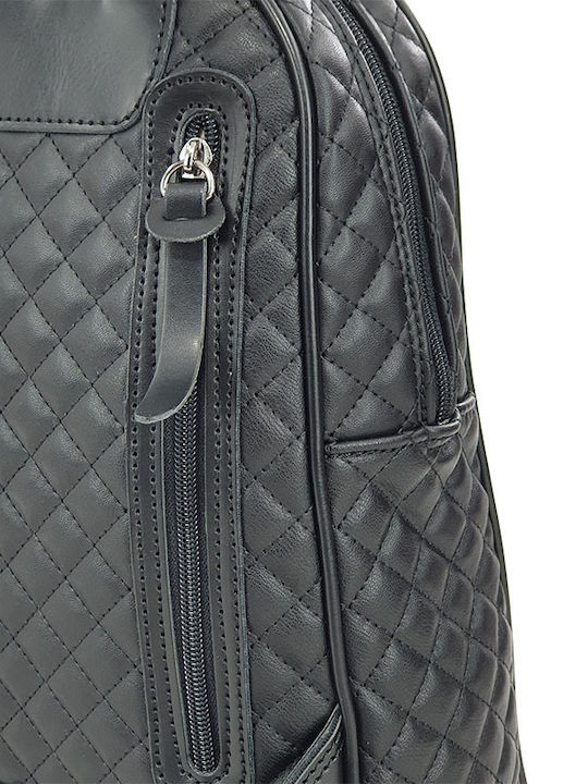 Дамска Раница A4 Playbags Collection J028 Черно Капитонирано