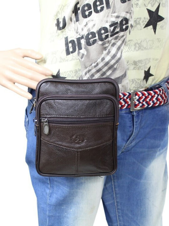 Annie Leather Δερμάτινη Ανδρική Τσάντα Ώμου / Χιαστί Annie Leather Δερμάτινη Ανδρική Τσάντα Ώμου / Χιαστί