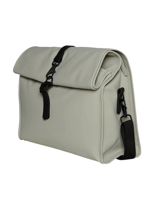 Τσάντα Ταχυδρόμου Rains Rolltop Messenger 13940-cement