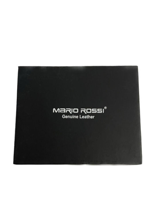 Ανδρικο Δερματινο Πορτοφολι Mario Rossi Pb-04 Μαυρο