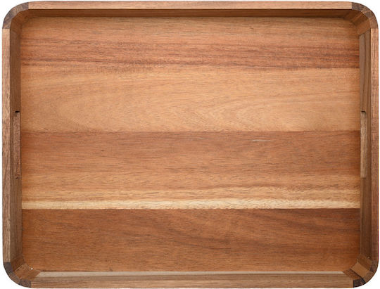 Estia Allure Dreptunghiular Tavă de Servire cu Mânere în Culoare Maro 42x32x5cm 02-30087 1buc