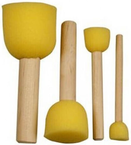 Skag Sponge/Stippler Paint Brush Set Σταμπαδόροι με Σφουγγάρι Σετ 4pcs