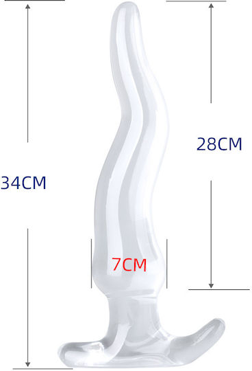 Kinksters Butt Anal Plug Mittel Transparent