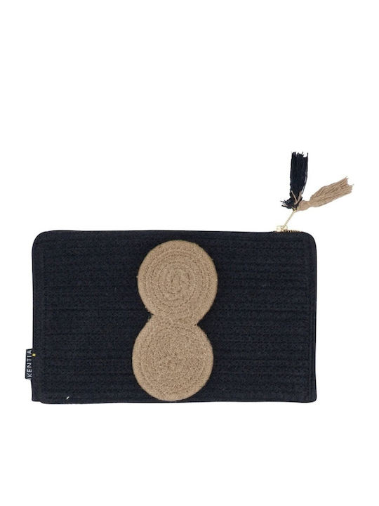 Γυναικείο Νεσεσέρ Purse σε Μαύρο χρώμα 30cm