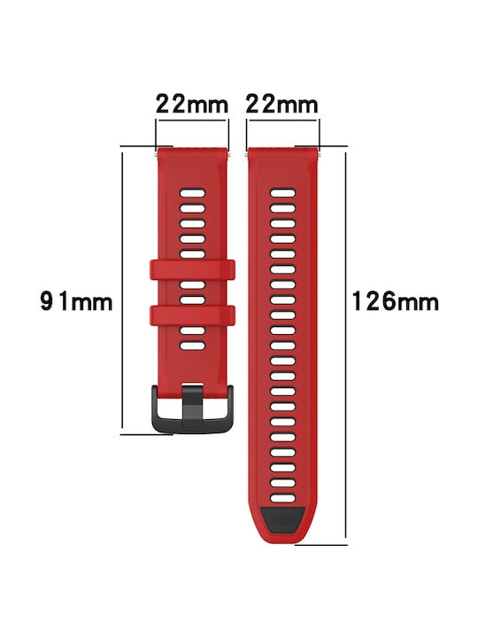 Huawei Καουτσούκ Λουράκι Μπλε 22mm