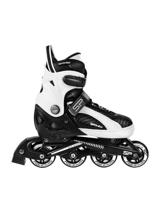 Spokey Skates Kids Adjustable Inline Rollers White