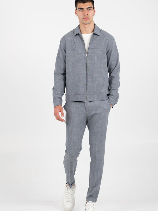Long Sleeve Overshirt Indigo Blue