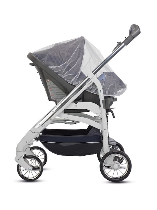 Inglesina Mosquito Net for Stroller Cab/Darwin/Huggy Tulle A097KV000 with Elastic White