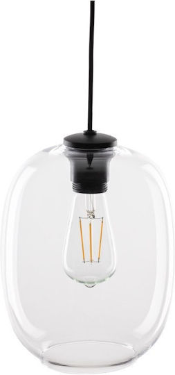 TK Lighting Κρεμαστό Φωτιστικό Γκρι με Ντουί E27
