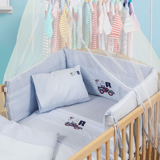 Dimcol Mosquito Net Crib Car Tulle 1214016800302928 Light Blue 490x160cm