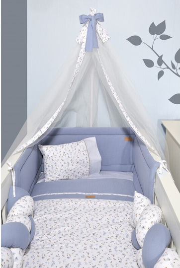 Baby Oliver Mosquito Net Room Cotton 46-6703/401 Light Blue 180x500cm