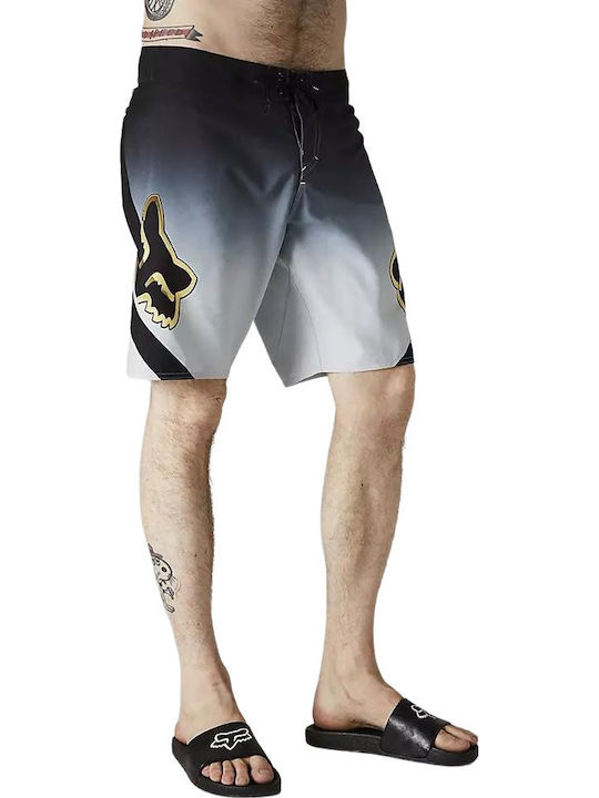 Venz 19 Men's Swimwear Bermuda Light Grey with Patterns