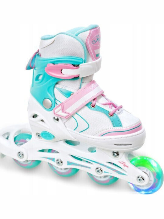 Raven Inline Αυξομειούμενα Rollers Τιρκουάζ Παιδικά