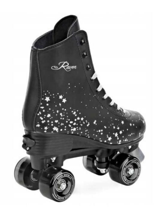 Raven Inline Αυξομειούμενα Rollers Μαύρα Ενηλίκων