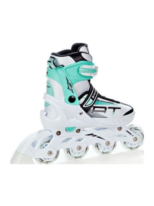 Raven Inline Adjustable Rollers White Ενηλίκων/Παιδικά