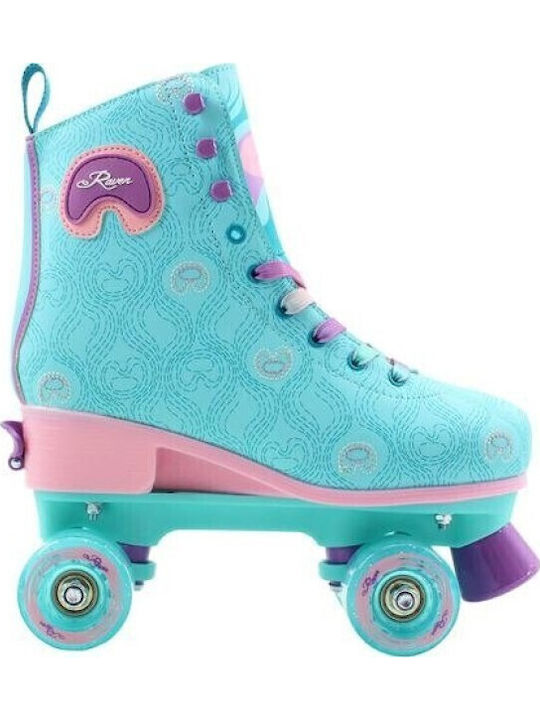 Raven Inline Αυξομειούμενα Rollers Τιρκουάζ Παιδικά