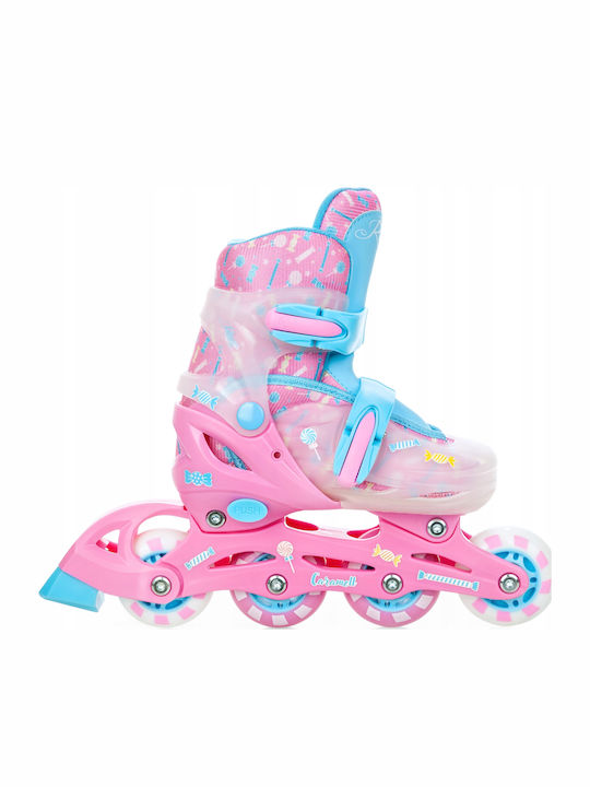 Raven Inline Αυξομειούμενα Rollers Ροζ Παιδικά Raven Inline Αυξομειούμενα Rollers Ροζ Παιδικά
