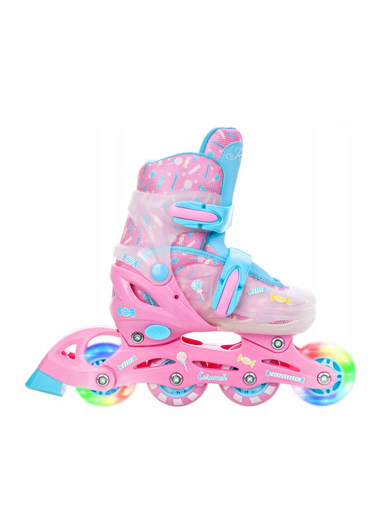 Raven Inline Einstellbar Rollers Rosa Erwachsene/Kinder