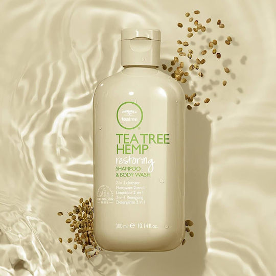 Paul Mitchell Tea Tree Hemp Tonifiant Gel De Duș Cremos Cu Miros De Citrice 300ml