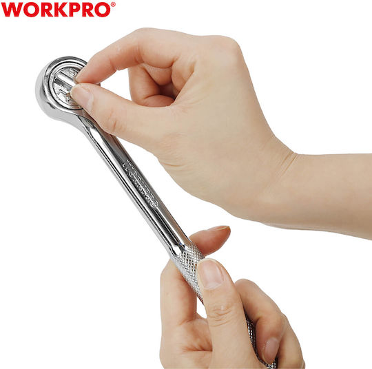 WorkPro Ratschen 43 Zähne mit Vierkant 1/4"