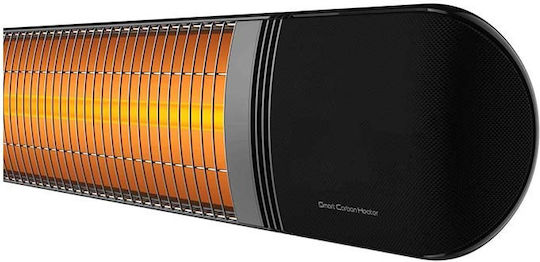 Luxeva Basic–WL 2500w Cuptor / Încălzitor exterior cu Putere 2.5kW Neagră