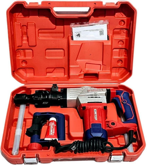 Emtop Impact Demolition Hammer Electric 1300W with Chuck HEX EDBRH1301