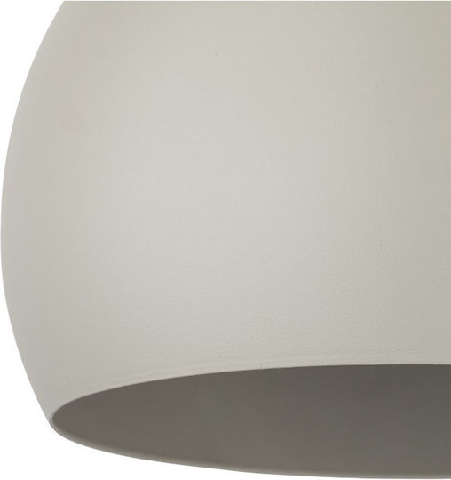 TK Lighting Κρεμαστό Φωτιστικό Μπεζ με Ντουί E27 27x160εκ.